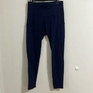 Navy blue leggings